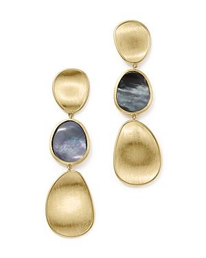 Marco Bicego 18k Yellow Gold Lunaria Black Mother-of-pearl Triple Drop Earrings - 100% Bloomingdale's Exclusive