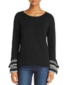 Aqua Tiered Bell Sleeve Sweater - 100% Exclusive