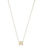 Bloomingdale's Initial H Pendant Necklace In 14k Yellow Gold, 16 - 100% Exclusive
