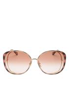 Chloe Women's Round Sunglasses, 63mm
