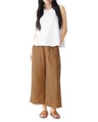 Eileen Fisher Organic Cotton Wide Cropped Pants
