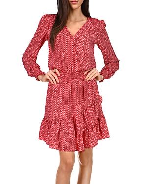 Michael Michael Kors Printed Ruffled Dress