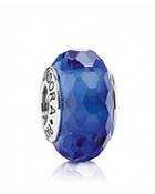Pandora Charm - Murano Glass Blue Fascinating