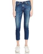 Ag Prima Crop Jeans In Blue Denim - 100% Bloomingdale's Exclusive