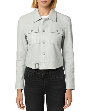 Hudson Lola Leather Military Jacket