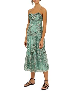 Ba & Sh Odette Open Back Midi Dress