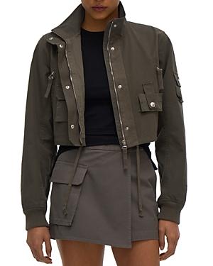 Helmut Lang Cropped Bomber Jacket