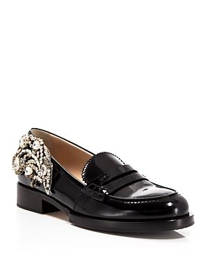 No. 21 Loafer Flats - Embroidered
