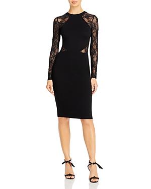 French Connection Viven Lace Illusion Cutout Dress