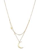 Moon & Meadow Crescent & Star Charm Layered Necklace In 14k Yellow Gold, 18 - 100% Exclusive