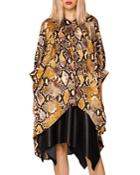 Gracia Animal Print Oversize Blouse (46% Off) - Comparable Value $91.80