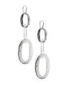 Ippolita Sterling Silver Classico Oval Link Drop Earrings