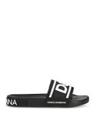 Dolce & Gabbana Men's Logo Slide Sandals
