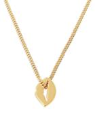 Allsaints Lips Pendant Necklace, 17-19