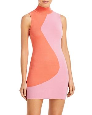 Fore Yin Yang Knit Mini Dress