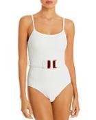 Solid & Striped The Nina Belted One Piece Swimsuit