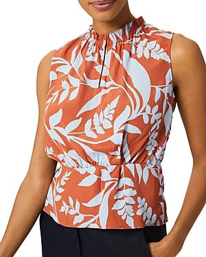 Hobbs London Luciana Floral Sleeveless Blouse
