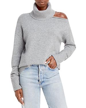 Paige Raundi Cold Shoulder Turtleneck Sweater
