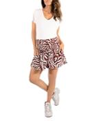 Ingrid & Isabel Maternity Animal Stripe Everywear Shorts
