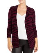 C By Bloomingdale's Zebra Print Cashmere Cardigan - 100% Exclusive