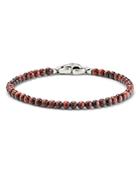 David Yurman Spiritual Beads Bracelet With Red Tiger's Eye
