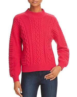 Karen Millen Chunky Grommeted Cable-knit Sweater