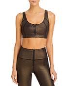 Solid & Striped Soleil Zip Front Sports Bra