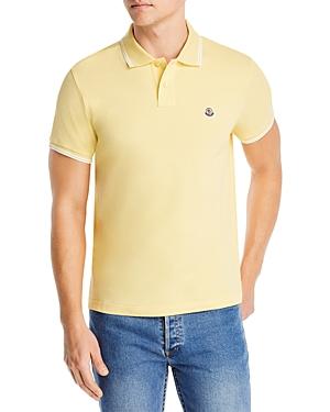 Moncler Short Sleeve Contrast Trim Polo