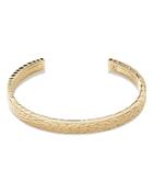 John Hardy 18k Yellow Gold Classic Chain Patterned Cuff Bangle Bracelet