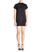T By Alexander Wang Classic Boat Neck Dress With Pocket | LookMazing
