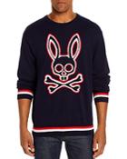 Psycho Bunny Logo-intarsia Merino Wool Sweater