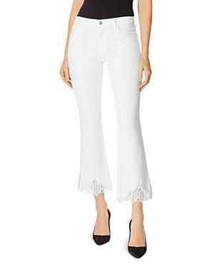J Brand Selena Mid Rise Crop Boot Jeans In Avalon
