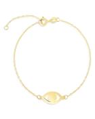 Bloomingdale's Made In Italy 14k Yellow Gold Evil Eye Chain Link Bracelet - 100% Exclusive