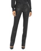 Nydj Faux Leather Slim Trousers