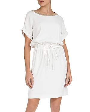 Gerard Darel Stacy Crepe Drawstring-waist Dress