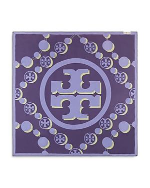 Tory Burch 3-d Monogram Silk Scarf