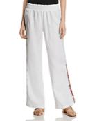 Johnny Was Ezra Embroidered Linen Pants
