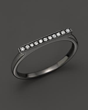 Dana Rebecca Designs Diamond Sylvie Rose Ring In 14k Black Rhodium