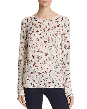 Joie Feronia Moonlit Floral Cashmere Sweater