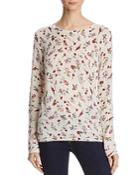 Joie Feronia Moonlit Floral Cashmere Sweater