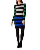 Karen Millen Color-block Stripe Dress