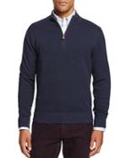 Brooks Brothers Textured Half-zip Sweater