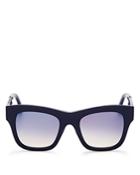 Stella Mccartney Falabella Chain Square Sunglasses, 48mm