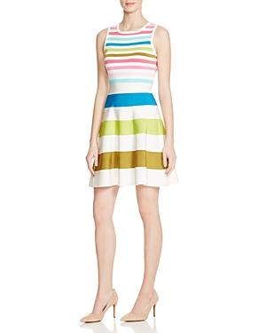 Karen Millen Rainbow Stripe Knit Sweater Dress - 100% Bloomingdale's Exclusive