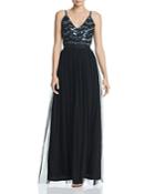 Aqua Embellished Bodice Gown - 100% Exclusive