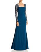 Adrianna Papell Beaded Mermaid Gown