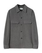Lemaire Virgin Wool Tweed Boxy Fit Overshirt