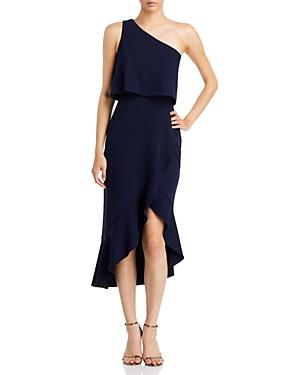 Aqua Asymmetric Popover Midi Dress - 100% Exclusive