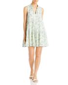 Aqua Printed Tiered Mini Dress - 100% Exclusive