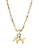 David Yurman 18k Yellow Gold Ny Pendant